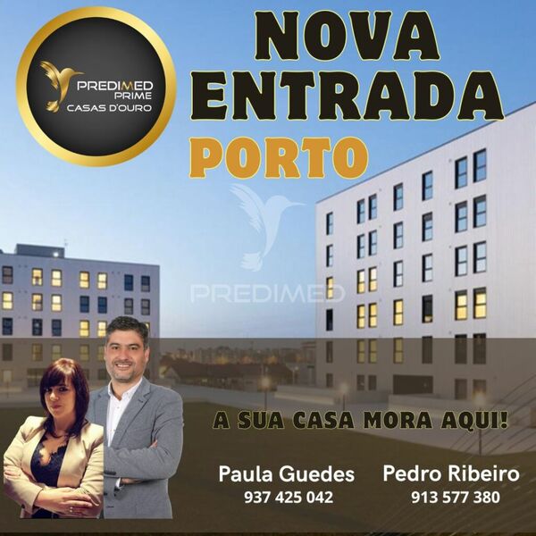 Apartment new 1 bedrooms Paranhos Porto - parking space, terrace, garage