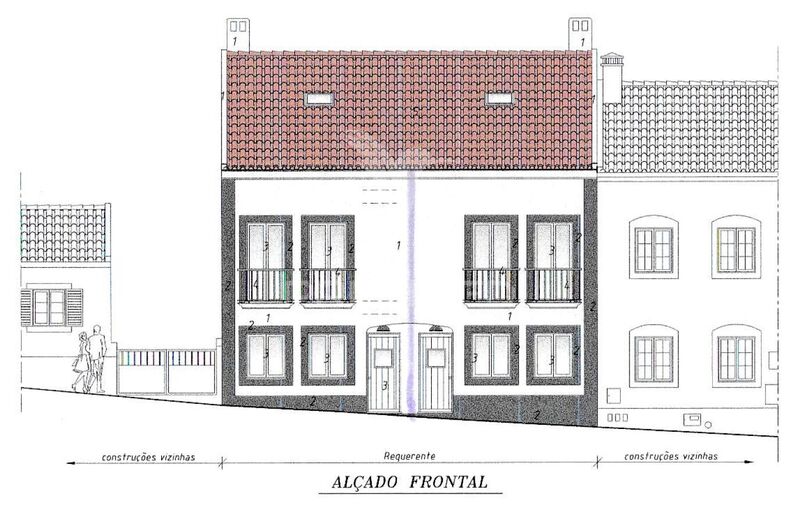 House V3 Semidetached Cercal Santiago do Cacém - backyard, terrace, balcony