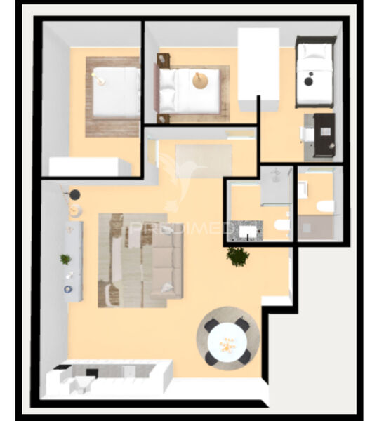 Apartment T3 Refurbished well located Carnide Lisboa - green areas, quiet area, kitchen, playground