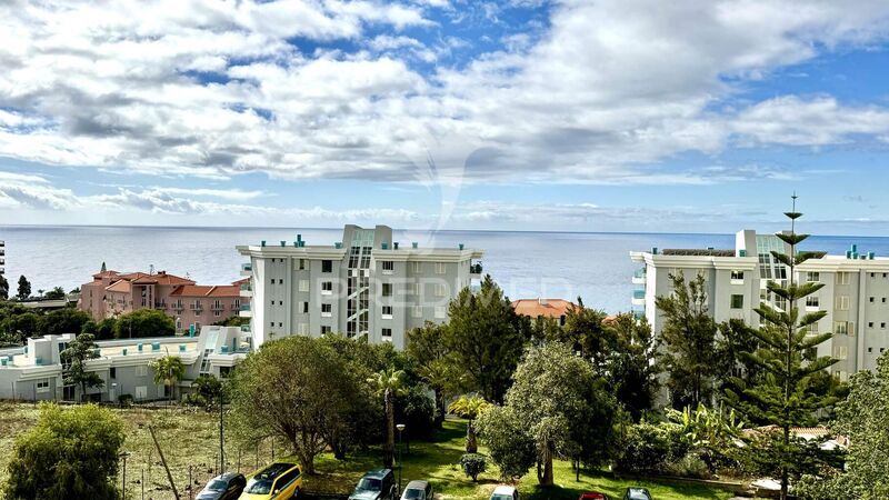 апартаменты с видом на море T1 São Martinho Funchal - вид на море, веранда, экипированная кухня