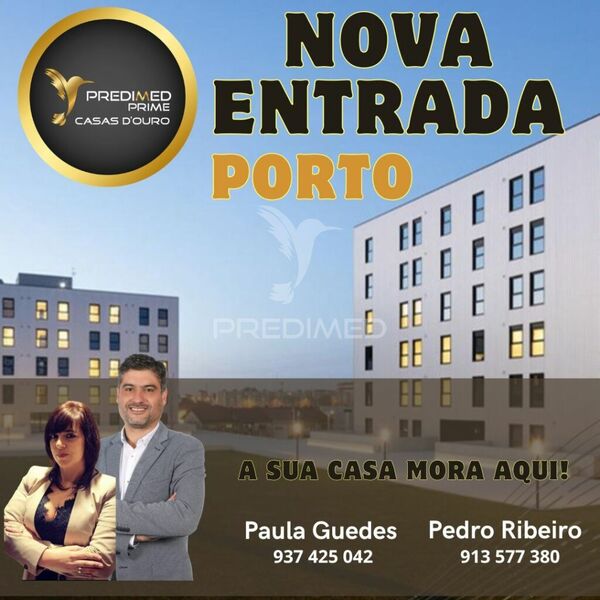 Apartment T1 nouvel Paranhos Porto - terrace, garage, parking space