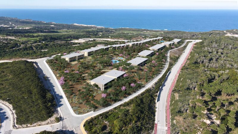 Moradia V3 em banda Praia D'el Rey Vau Óbidos - piscina