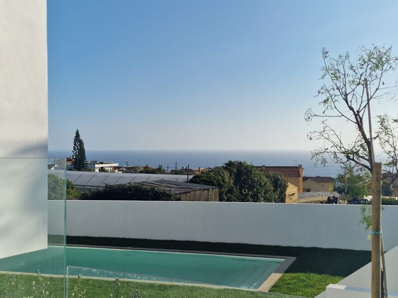 House new 4 bedrooms Ericeira Mafra - double glazing, private condominium, garage, air conditioning, swimming pool, sea view, garden, balcony, great view
