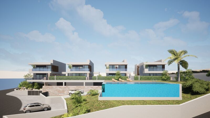 House neues V3 Ericeira Mafra - swimming pool, equipped kitchen, terrace, solar panels, balconies, terraces, balcony, air conditioning, garden