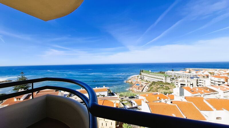 Apartment T1 Centro Ericeira Mafra - store room, balcony, kitchen, sea view