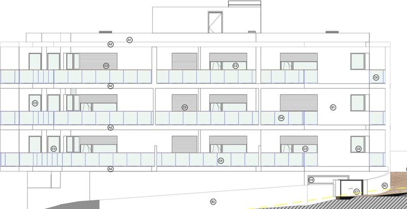 Apartment T2 neue Ericeira Mafra - parking lot, solar panels, terraces, air conditioning, terrace, kitchen, green areas, gated community