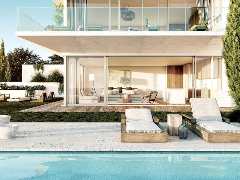 Apartment T3 near the beach Alfanzina Lagoa (Algarve) - terraces, terrace, swimming pool