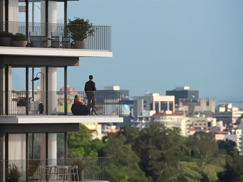 Apartment nuevo T2 Avenidas Novas Alvalade Lisboa - gardens, balcony, swimming pool, balconies, store room, garden