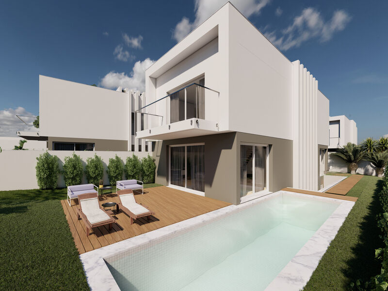 Moradia V3 Cascais - piscina, jardins, condomínio privado, garagem, piso radiante, painéis solares