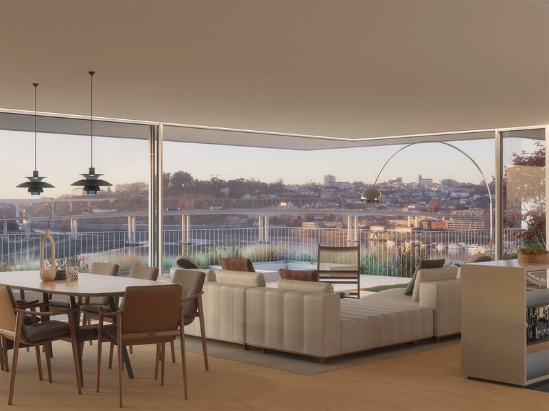 Apartment 3 bedrooms Gondomar - terrace, terraces, swimming pool