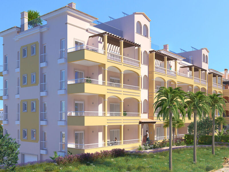 Apartamento com vista mar T3 São Gonçalo de Lagos - ar condicionado, piscina, piso radiante, terraços, varanda, vista mar