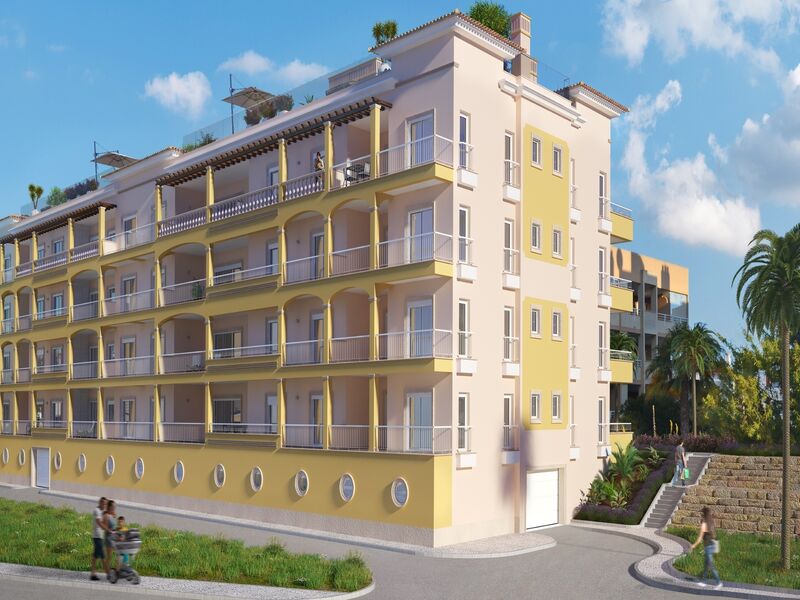 апартаменты с видом на море T3 São Gonçalo de Lagos - террасы, веранда, полы с подогревом, терраса, бассейн, вид на море, система кондиционирования