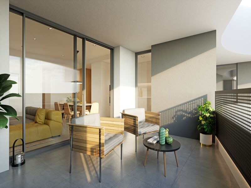 Apartment T2 São Gonçalo de Lagos - balconies, double glazing, swimming pool, terrace, solar panels, balcony, radiant floor