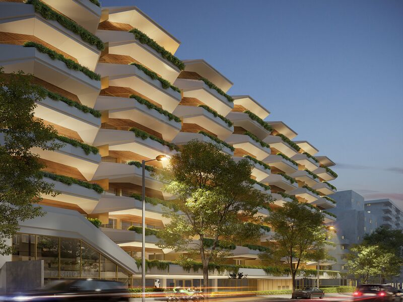 Apartment Duplex 4 bedrooms Rua António Cardoso Porto - garage, balcony, balconies, gated community