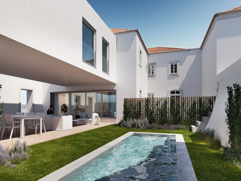 House V2 Modern in the center Tavira - terrace, terraces, garage, gated community, gardens, swimming pool