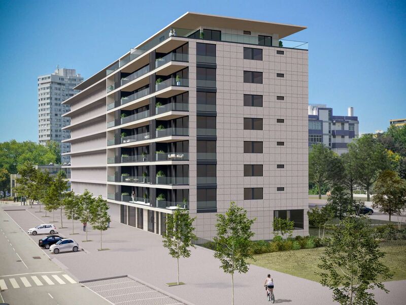 Apartment 4 bedrooms Foco Ramalde Porto - garage, terraces, balcony, air conditioning, parking space, balconies, terrace