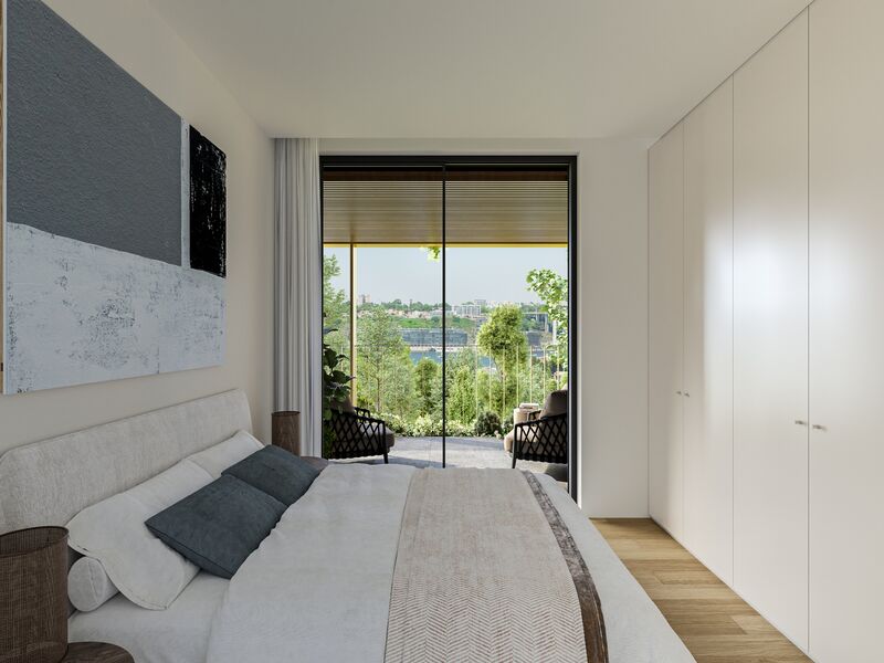 Apartment T3 Canidelo Vila Nova de Gaia - terrace, garden, swimming pool, balcony, garage, gardens