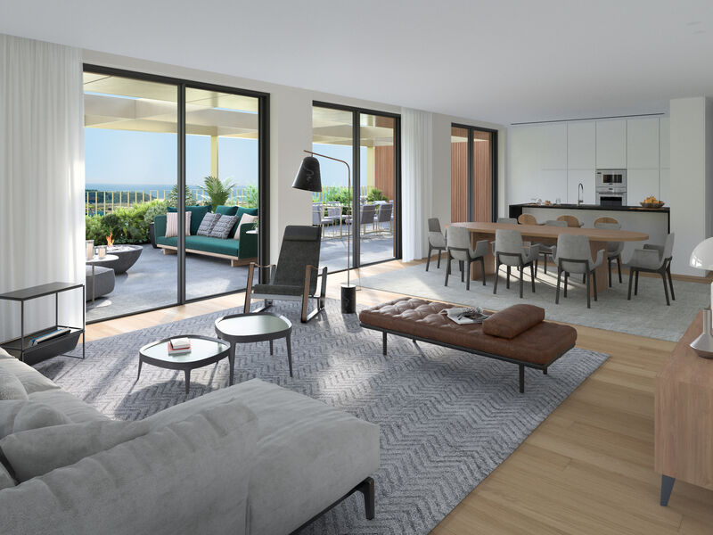 Apartment T3 Canidelo Vila Nova de Gaia - garage, gardens, swimming pool, garden, balcony, terrace