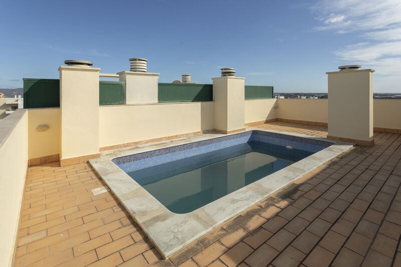 Apartment Duplex in the center T4+1 Hospital de Faro - balconies, terraces, terrace, swimming pool, fireplace, garage, splendid view, double glazing, balcony