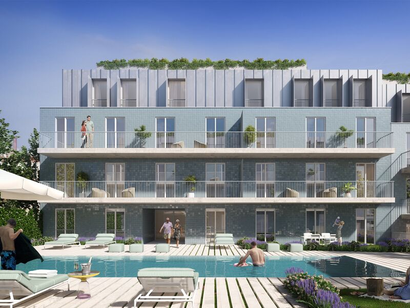 Apartment T3 Duplex Belém Santa Maria de Belém Lisboa - gardens, terrace, balcony, garden, swimming pool