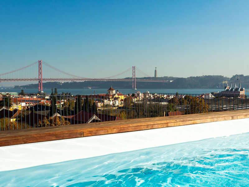 Apartamento T3 Duplex Belém  Santa Maria de Belém Lisboa - varanda, terraço, jardins, piscina