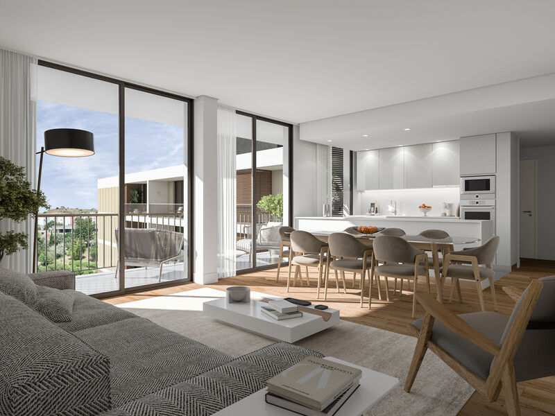 Apartment T3 Carnaxide Oeiras - balconies, gardens, condominium, sauna, balcony, store room, swimming pool