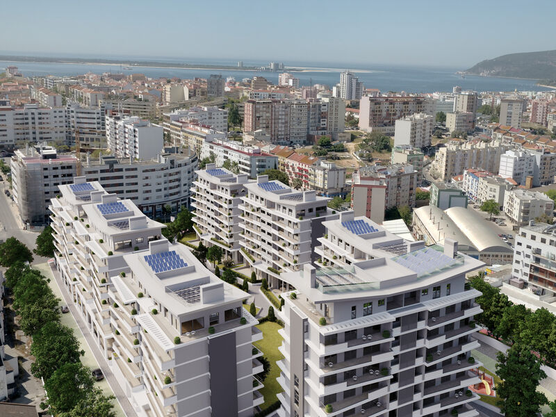 Apartment T4 São Sebastião Setúbal - terraces, gardens, condominium, store room, swimming pool, terrace, balcony, balconies