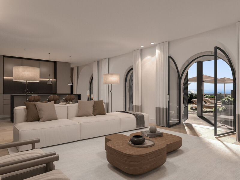 Apartment 5 bedrooms Monte Estoril Cascais - balcony, swimming pool, garden, sea view, balconies, terrace, parking space, garage