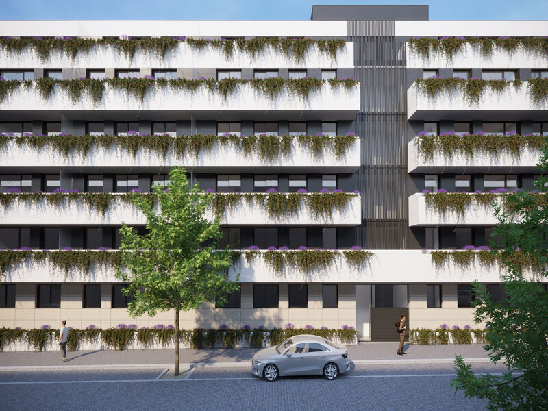 Apartment T1 in the center Matosinhos-Sul - balcony, balconies