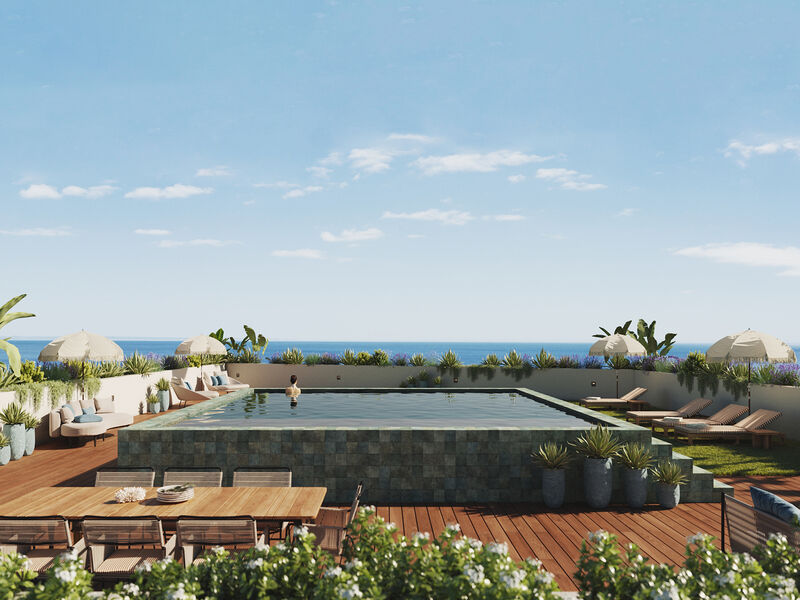 Apartment 4 bedrooms Carcavelos Cascais - terrace, equipped, sound insulation, furnished, swimming pool, gardens