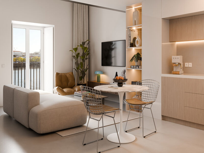 Apartamento T1 de luxo Cais de Gaia  Santa Marinha Vila Nova de Gaia