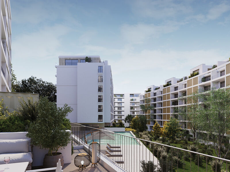 Apartment Modern T3 Loures - balconies, terrace, swimming pool, condominium, terraces, balcony, air conditioning