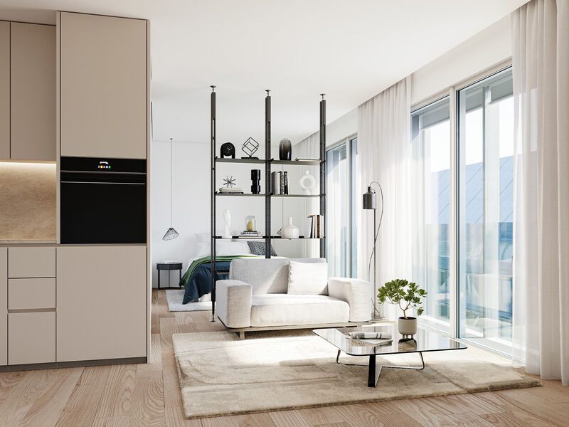 Apartamento T2 Moderno Braço de Prata Marvila Lisboa - varanda