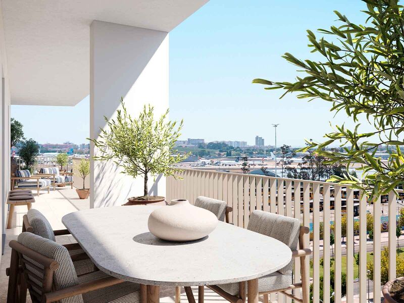 Apartment Modern 1 bedrooms Alta de Lisboa Lumiar - terrace, swimming pool, terraces, balconies, balcony, gardens, condominium