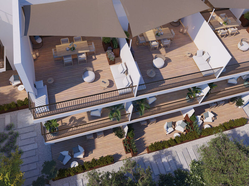 Apartment T1 Santa Luzia Tavira - playground, balcony, swimming pool, balconies, terrace, terraces