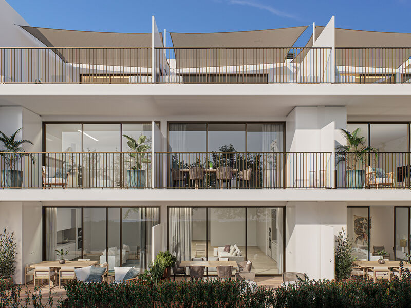 Apartment T1 Santa Luzia Tavira - terraces, balconies, swimming pool, terrace, balcony, playground