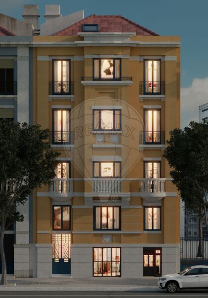 Apartamento T1 de luxo Avenidas Novas Lisboa - jardins, terraço