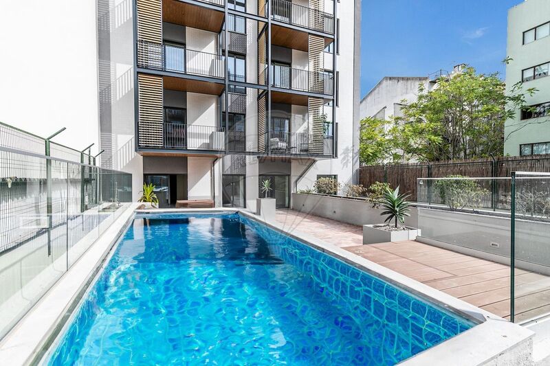 Apartamento T2 de luxo Arroios Lisboa - terraço, piscina