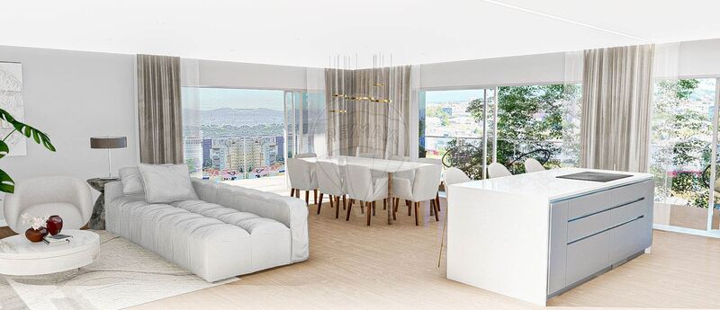 апартаменты элитная T3 Oeiras - веранда, система кондиционирования, веранды, солнечные панели, экипирован, барбекю
