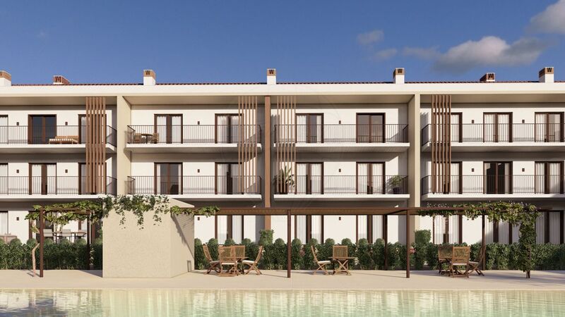 Apartment T2 Tavira - balcony, swimming pool, garden, gated community, garage