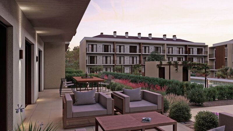 Apartment T2 Tavira - gated community, balconies, swimming pool, balcony, garden