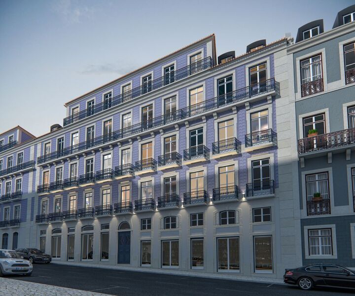 апартаменты T2 современная Estrela Lisboa - много натурального света, веранда