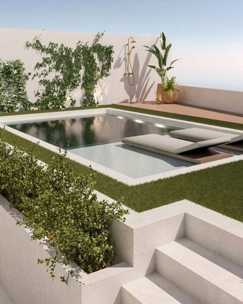 Apartment 2 bedrooms in the center Arroios Lisboa - garden, swimming pool