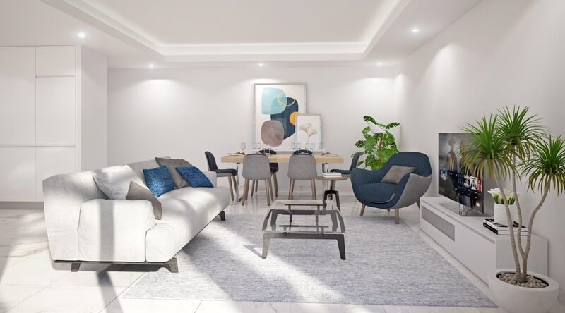 Apartment T3 Luxury Santa Maria Lagos - air conditioning, underfloor heating, equipped, swimming pool, solar panels, terrace