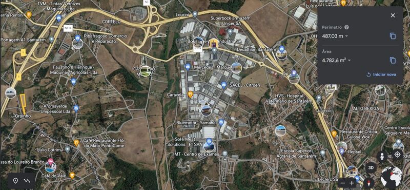 Land Urban with 5000sqm Grainho Santarém - easy access