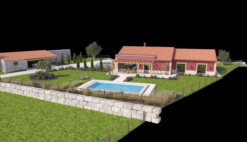 Farm V3 Casével Santarém - terraces, swimming pool, fruit trees, terrace, gardens, equipped, electricity, olive trees