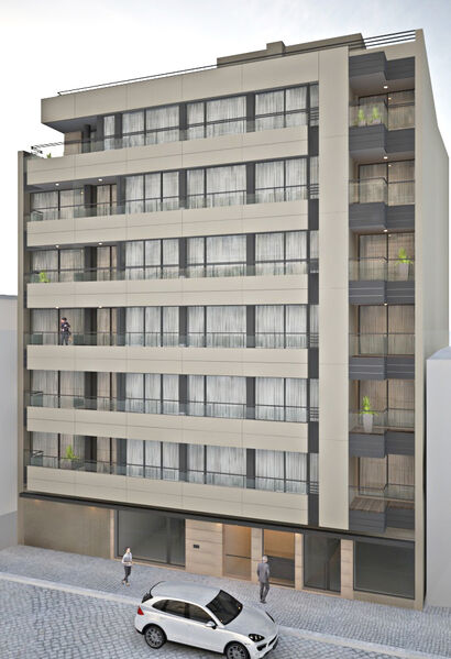 апартаменты T3 элитная в центре Câmara Municipal da Maia - веранда, система кондиционирования, терраса