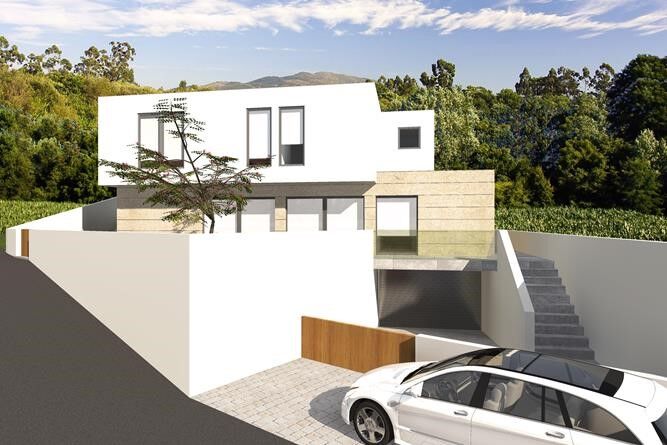 Plot with 332sqm Lanheses Viana do Castelo - garage, easy access