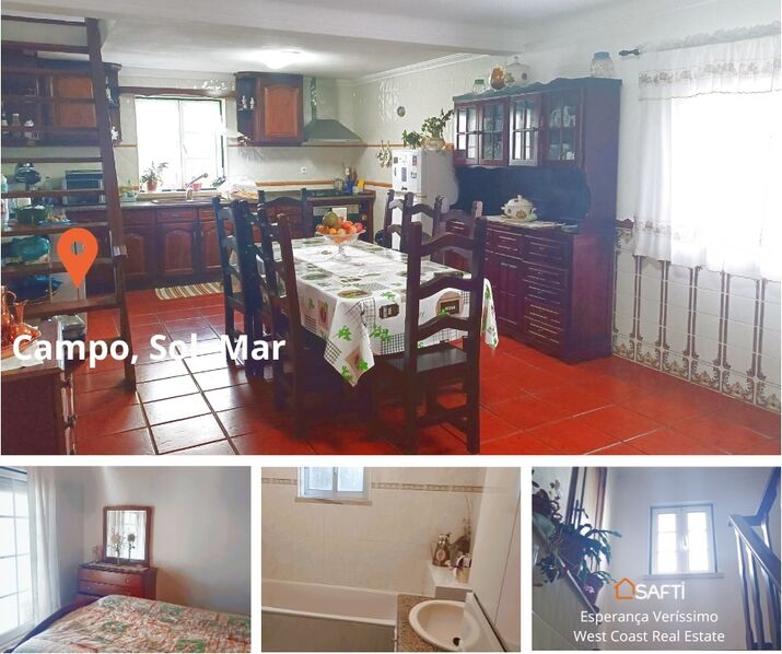 House 4 bedrooms in the countryside Cezaredas Reguengo Grande Lourinhã - tiled stove, garage, balcony