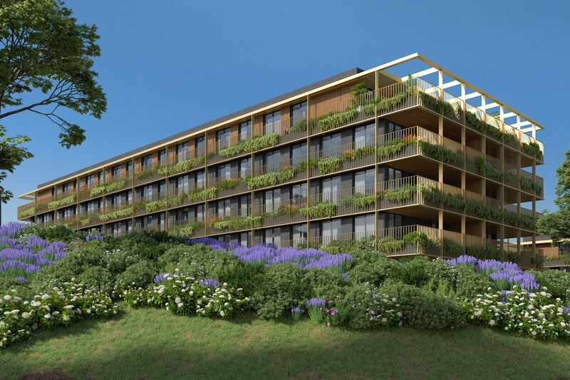 Apartamento de luxo T4 Canidelo Vila Nova de Gaia - varanda, jardins